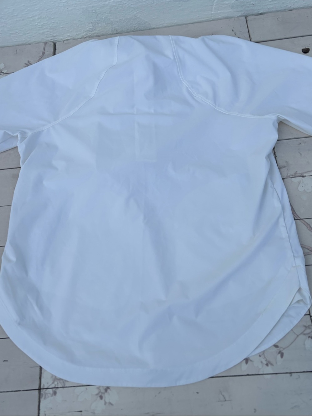 Peter Millar White Hooded Half-Zip Performance Pullover - Picture 6 of 8